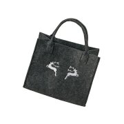 LaFiore24 Filztasche Einkaufsshopper Damen Henkeltasche...