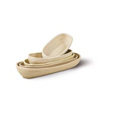 Brotgärkorb Aus Rattan – Oval, 20,3 Cm, Mit Leineneinsatz Für Sauerteig