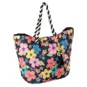 LaFiore24 Shopper Einkaufstasche Blumen Strandtasche...